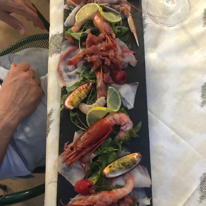 antipasto di pesce - Cascina del Conte