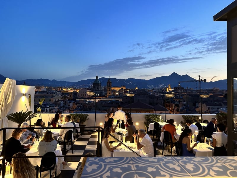 Seven Restaurant Roof Top Garden in Palermo - Restaurant Reviews, Menu ...