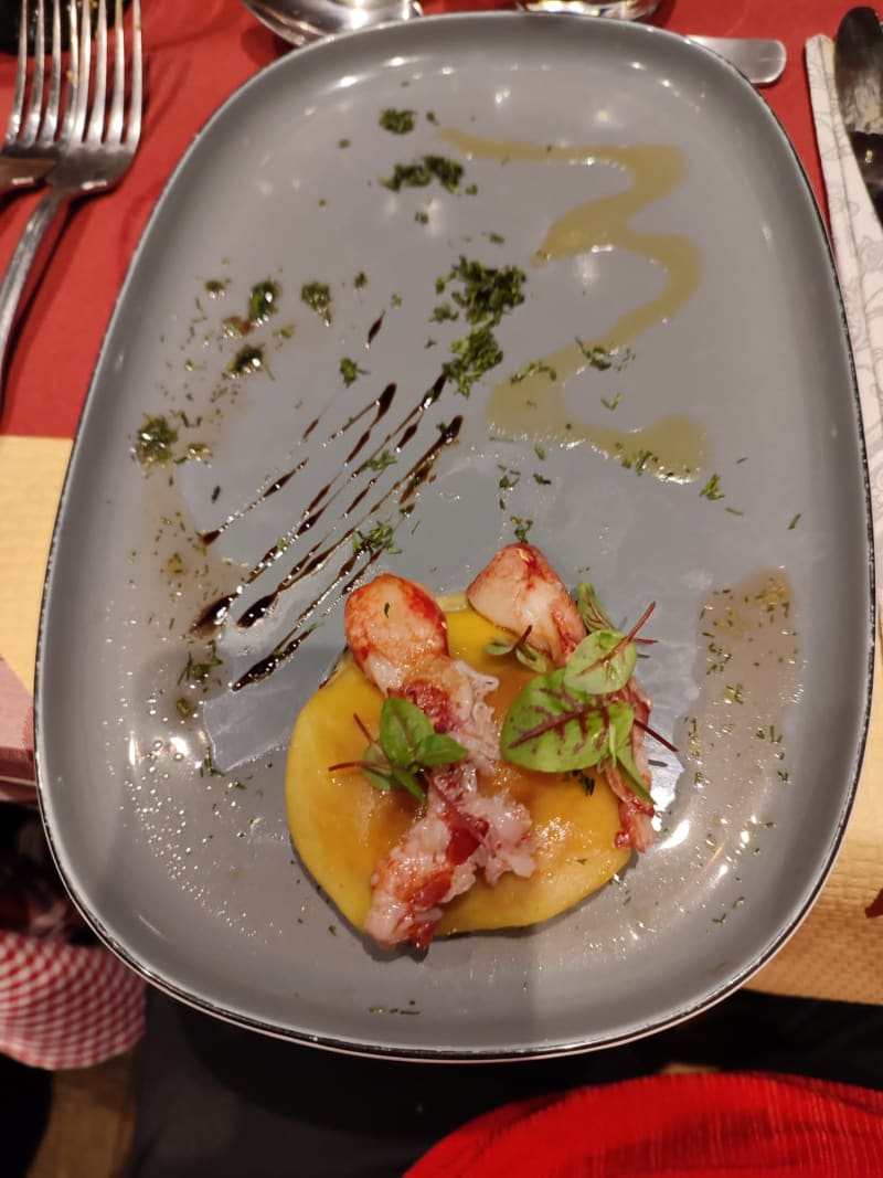 Hummer mit Mangocarpaccio - Au Bon Vivant, Strasbourg