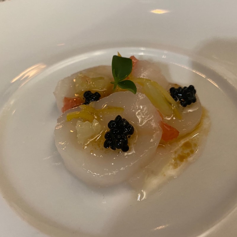 Scallop carpaccio  - Château de Sacy