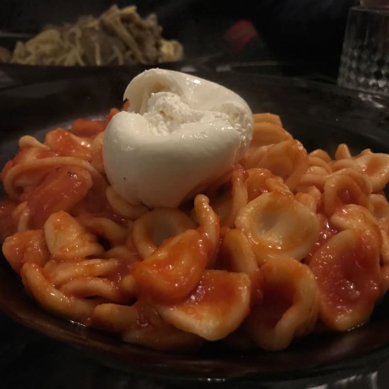 Orecchiette con burrata - Chez Remo, Turin