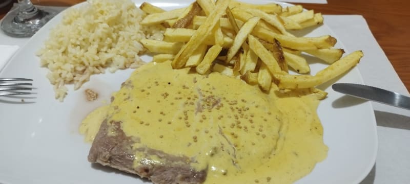 Bife de mostarda - A Canastra, Óbidos