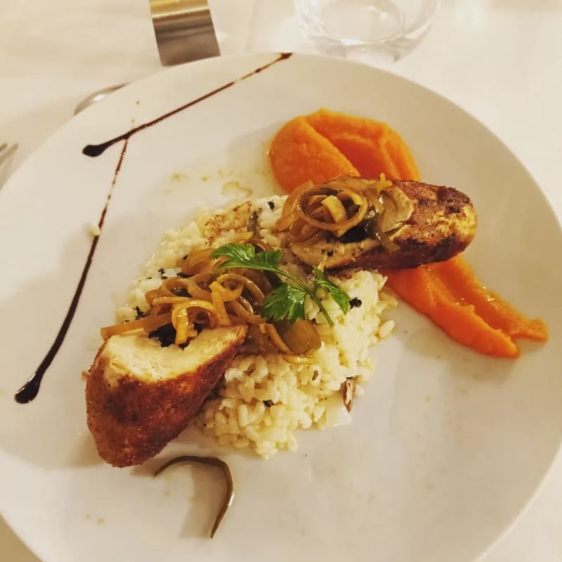 Ballotine de volaille et son risotto - Le Peyrolade, Beauzelle