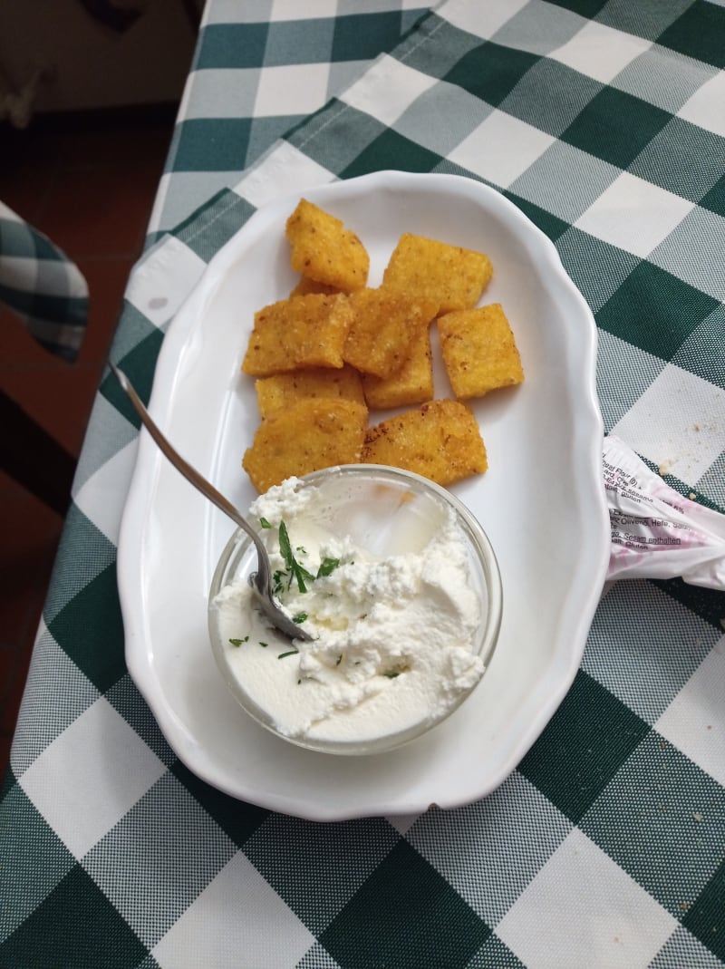 San Carlino con polenta fritta - La Locanda di Rubiola