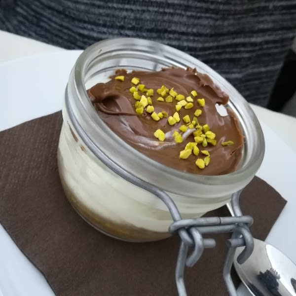 Cheesecake con crema di nocciole - La Nicchia nel Sasso, Matera