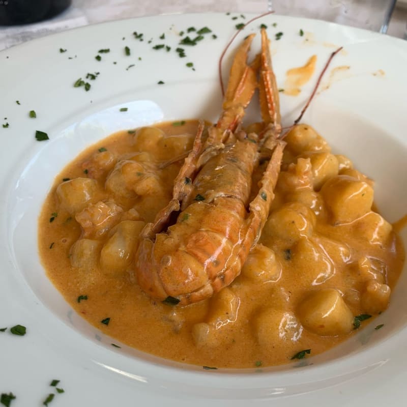 Gnocchi alla creama di scampi - Lisca, Sirmione