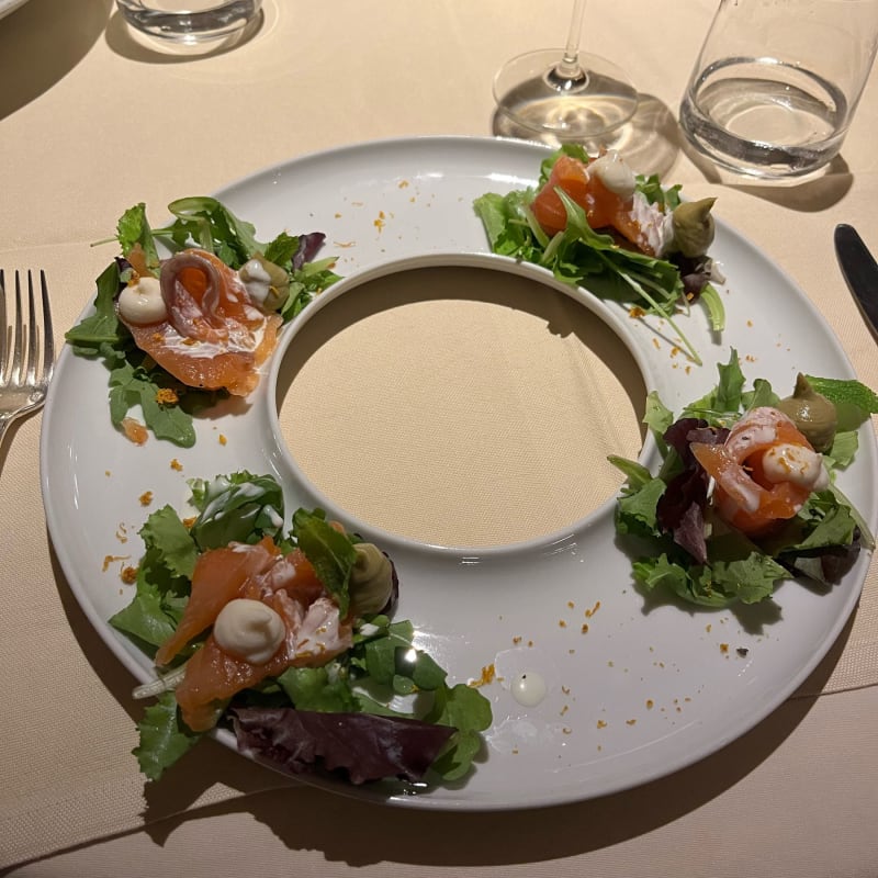 Salmon starter - La Chiostrina, Florence