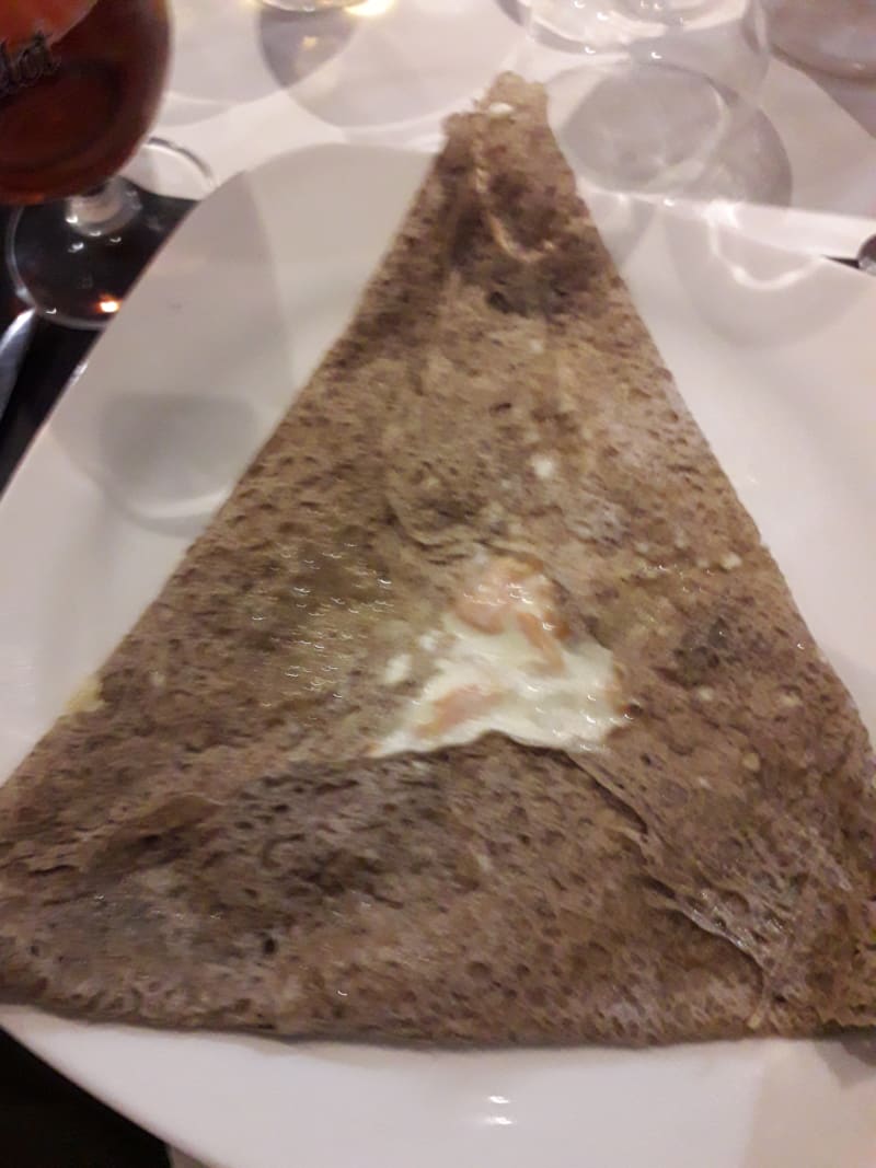 Galette Saumon Chèvre  - Côté Crêpe