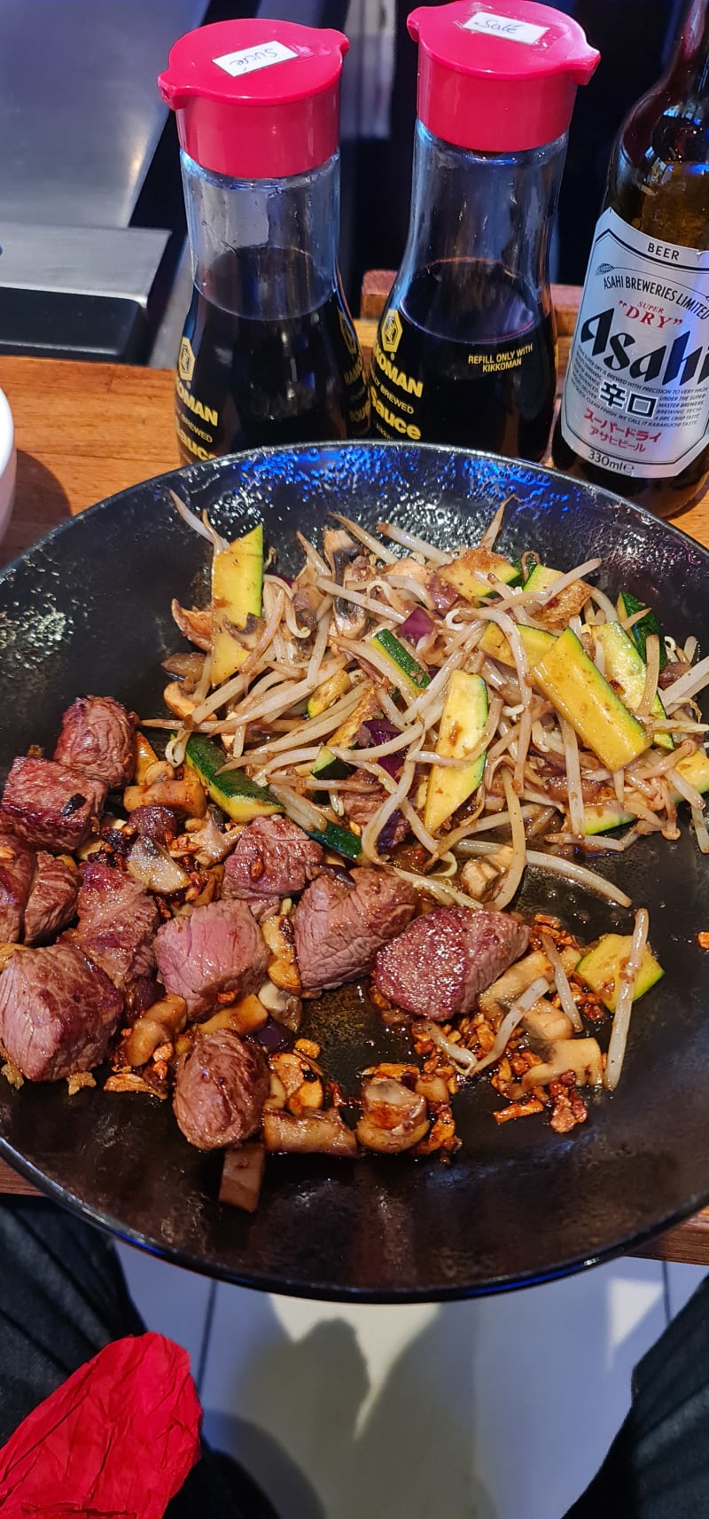 Bœuf et legumes - Teppanyaki Sushi, Paris