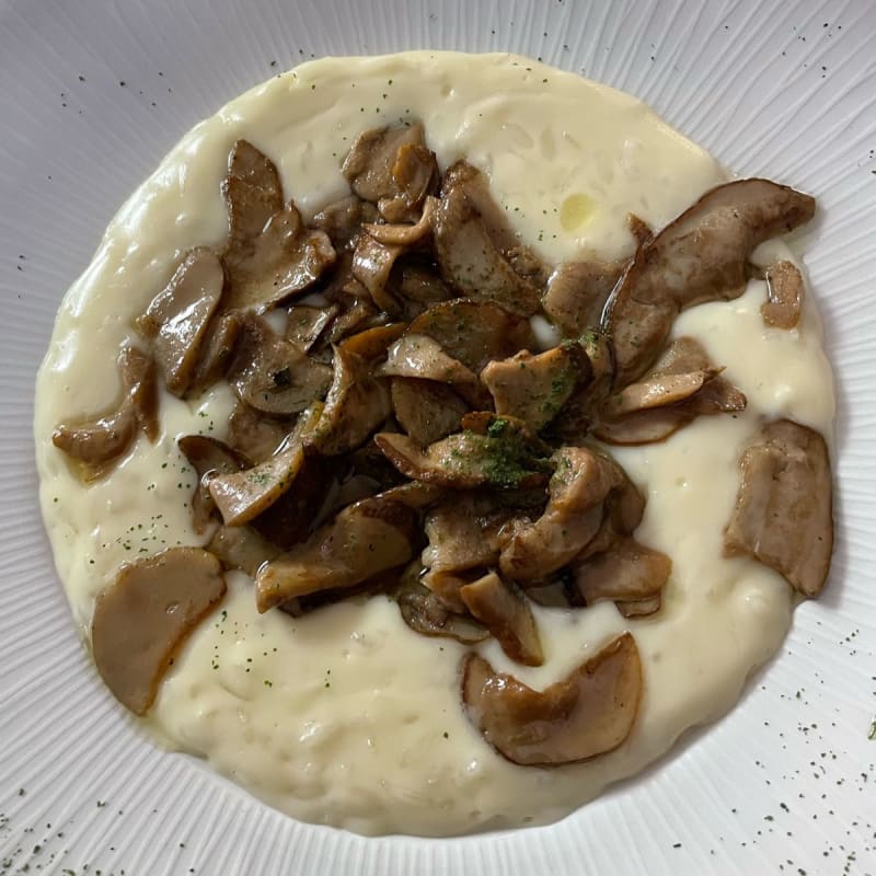 Risotto con fontina e funghi - Bucaneve