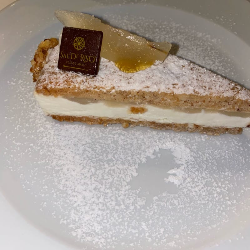 Torta ricotta e pere SalDeRiso - Ristorante Zi’Ntonio - Scala (SA)