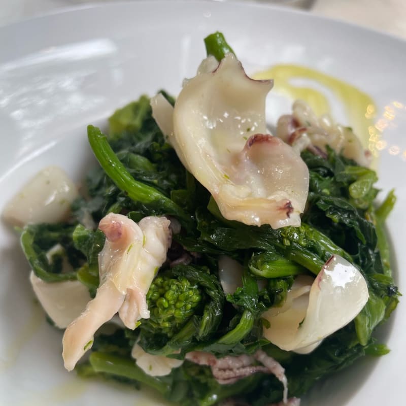 Broccoli e calamaretti  - Ristorante La Villetta, Formia