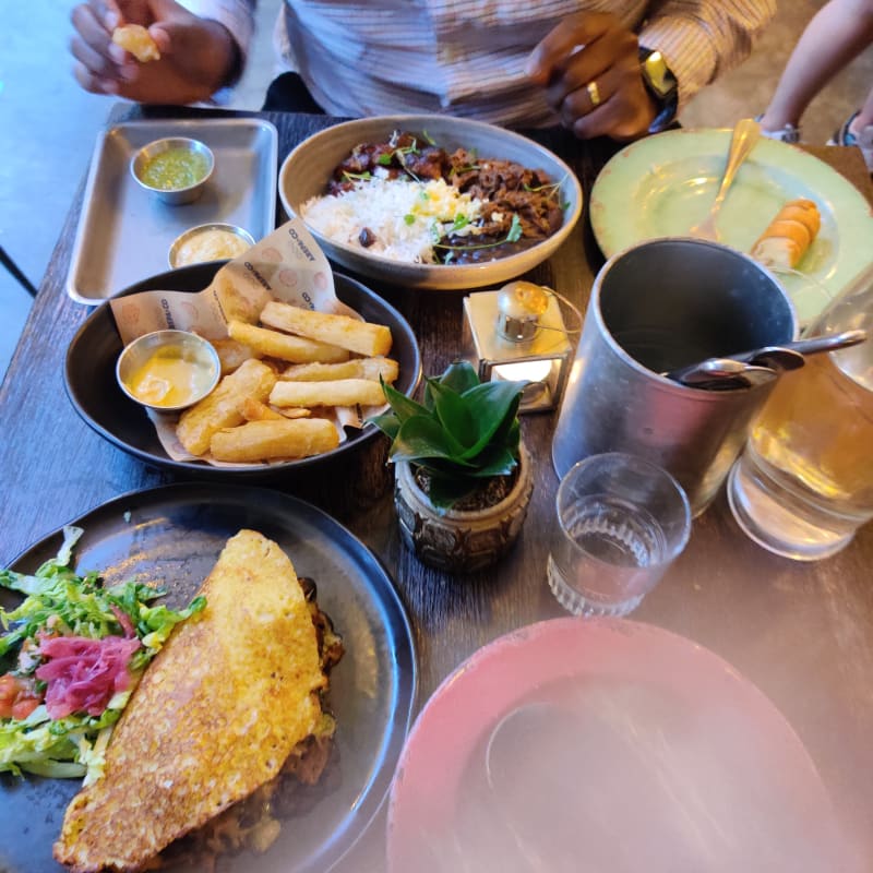 Yuca fries, CACHAPAS, PABELLON CRIOLLO - Arepa & Co - Bethnal Green - Venezuelan Restaurant, London
