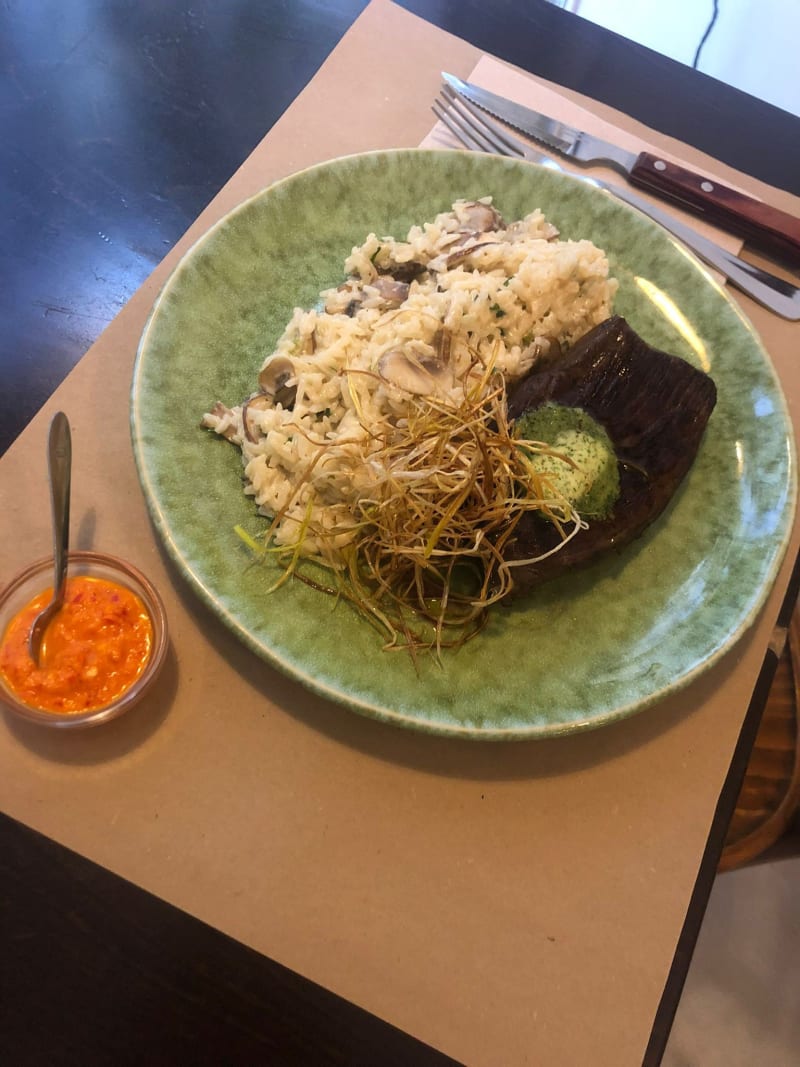 Bife da casa com Arroz à Piamontese - O Fatica, Lisbon