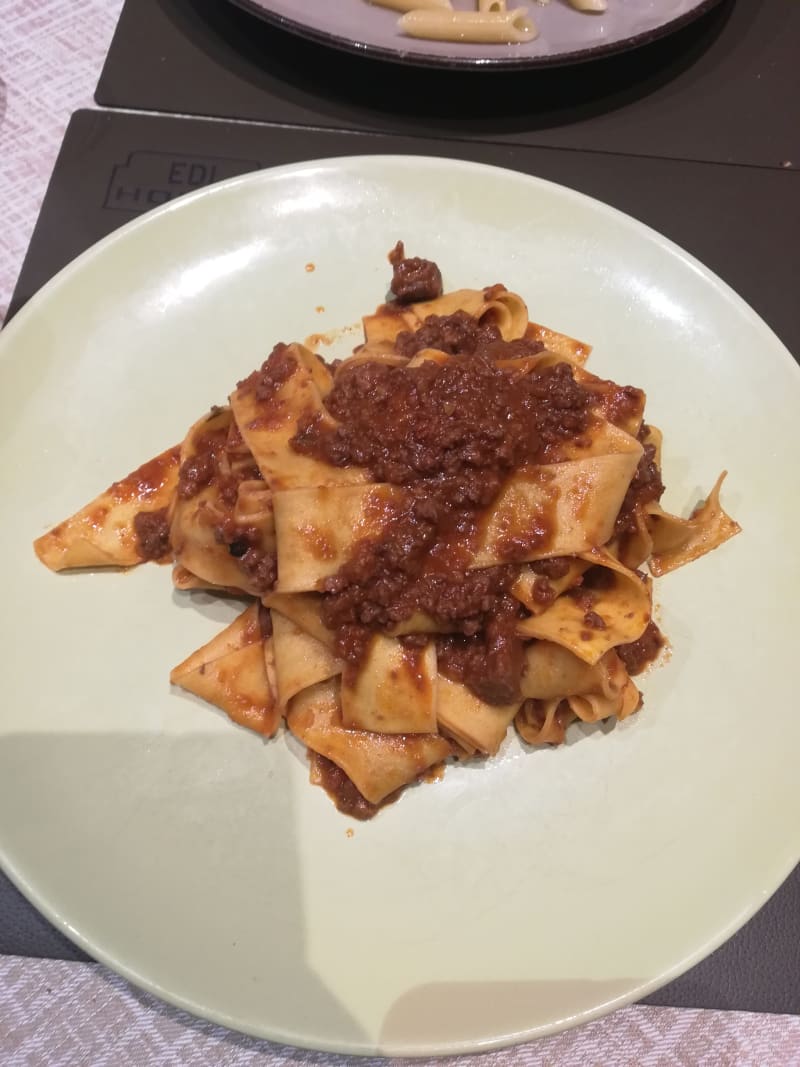 Pappardelle al cinghiale  - Edi House, Florence