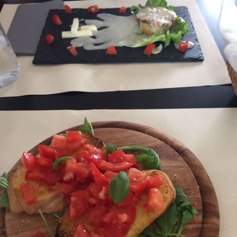 Bruschetta e tortino di verdure - Piccola Oasi