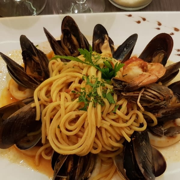 Spaghetti aux fruits de mer - IL PARADISO, Paris