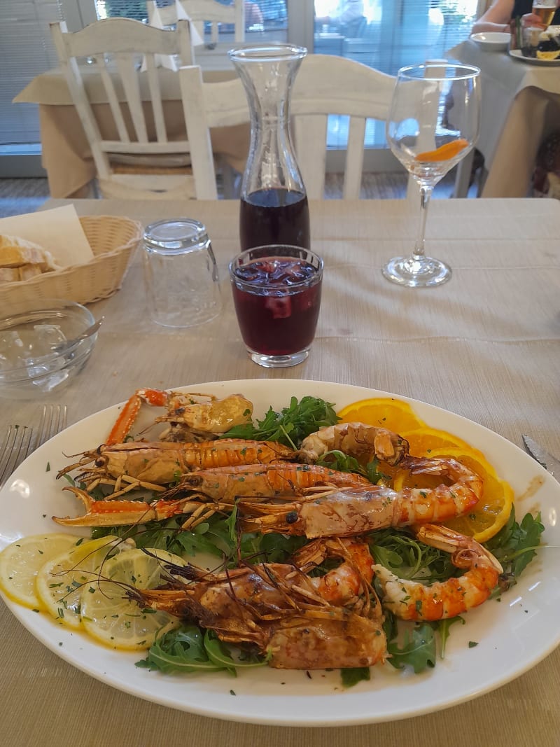 Grigliata scampi e gamberoni - Lo Scoglio da Raf 1960