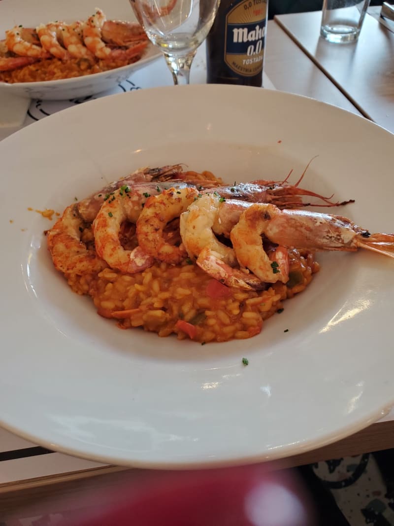 Risotto de gambones - El Sueño de Carmen, Madrid