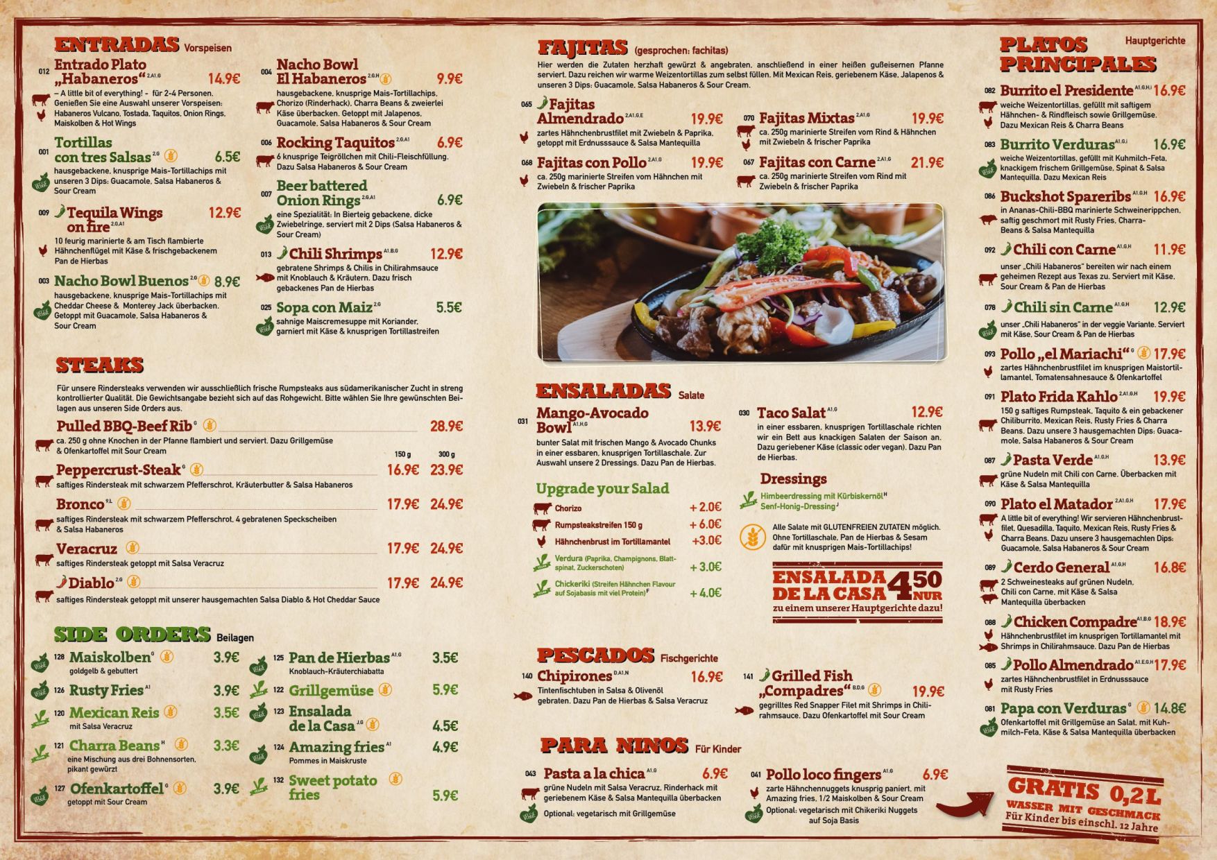 Habaneros menu deals