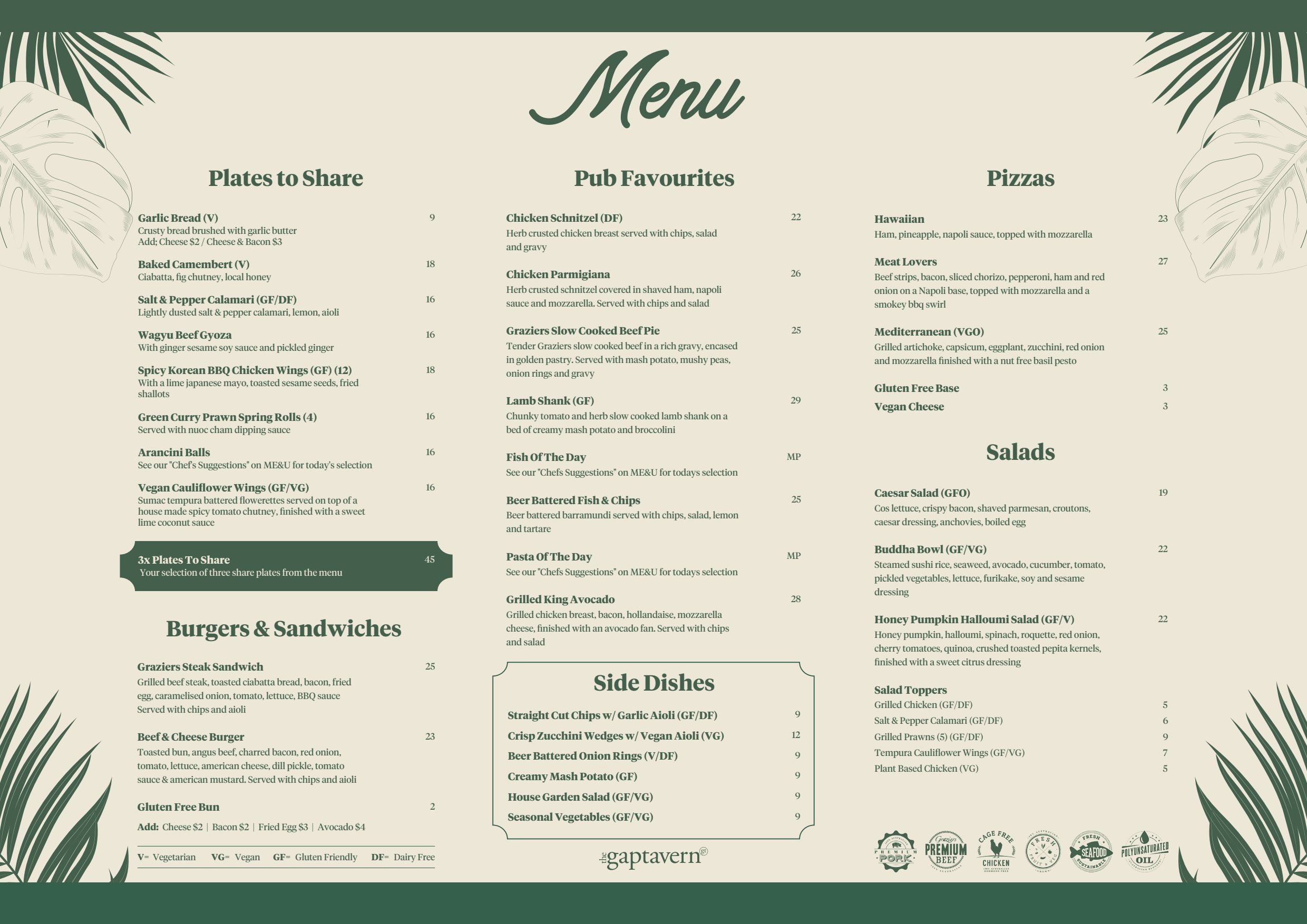 Gap tavern vouchers deals