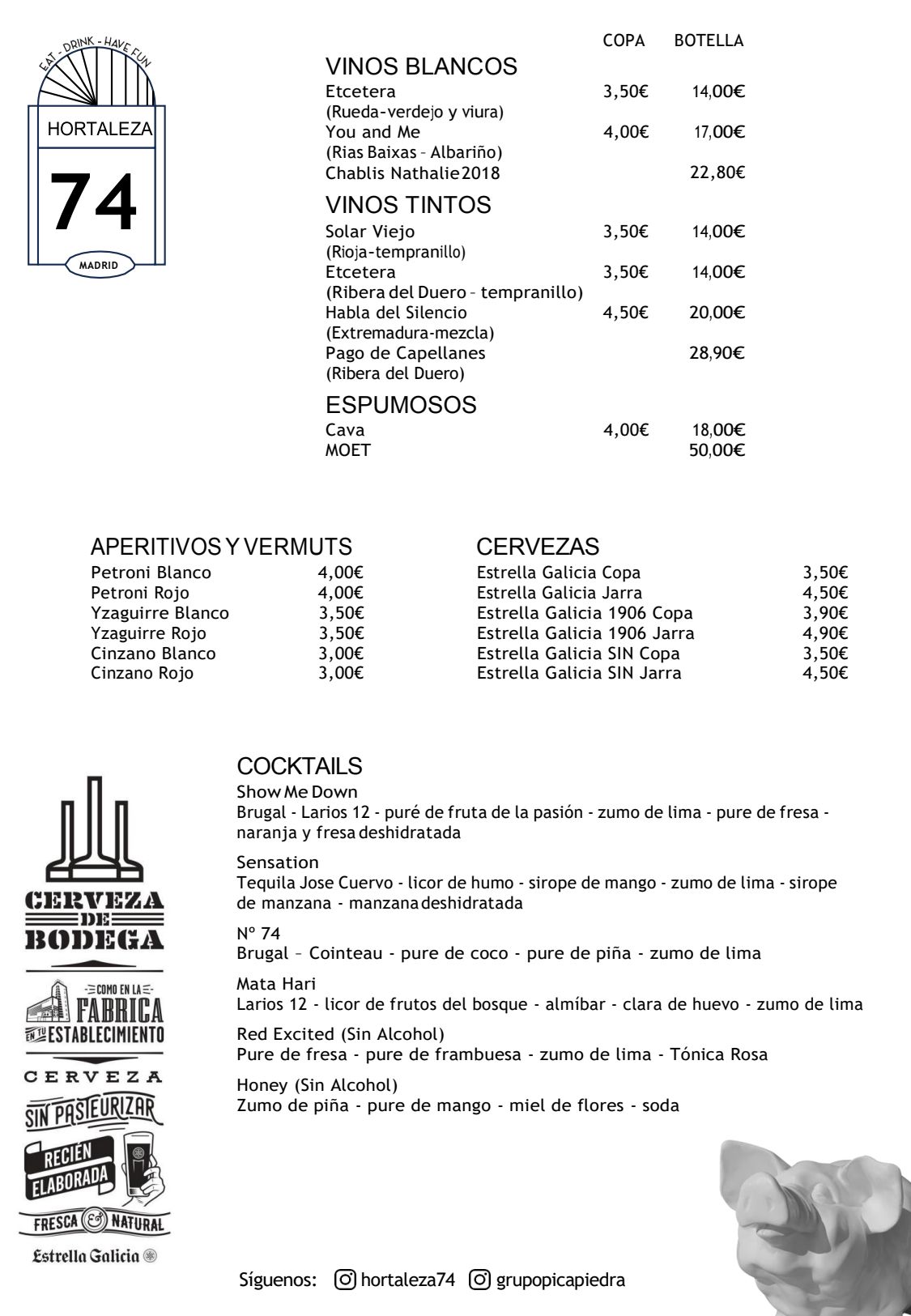 AL PUNTO, Madrid - Hortaleza - Menú, Precios y Restaurante