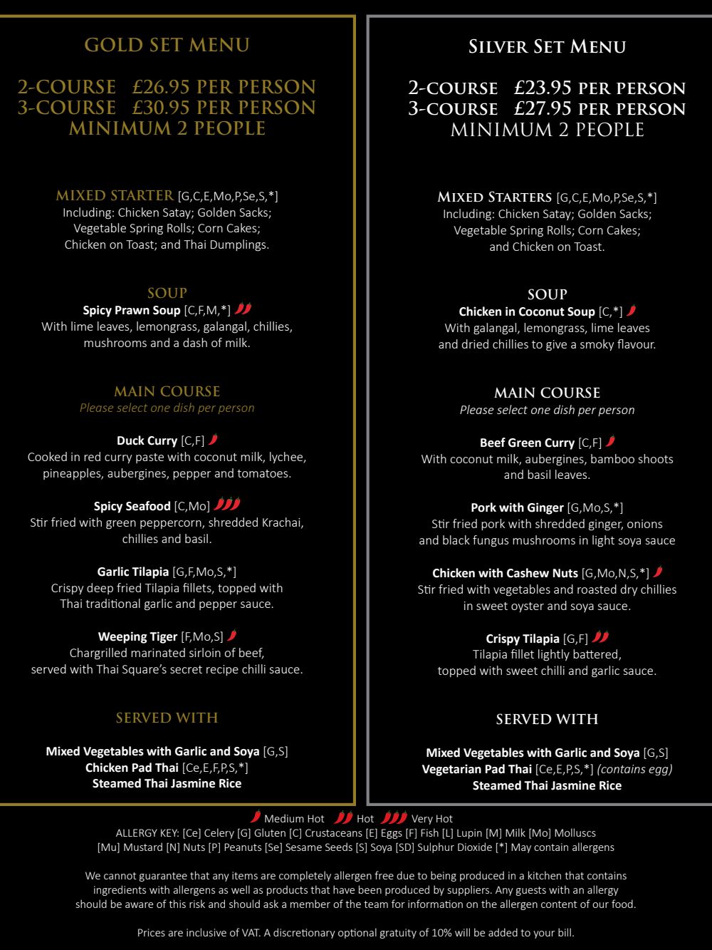 Menu 2025 Thai Square Windsor in Windsor TheFork