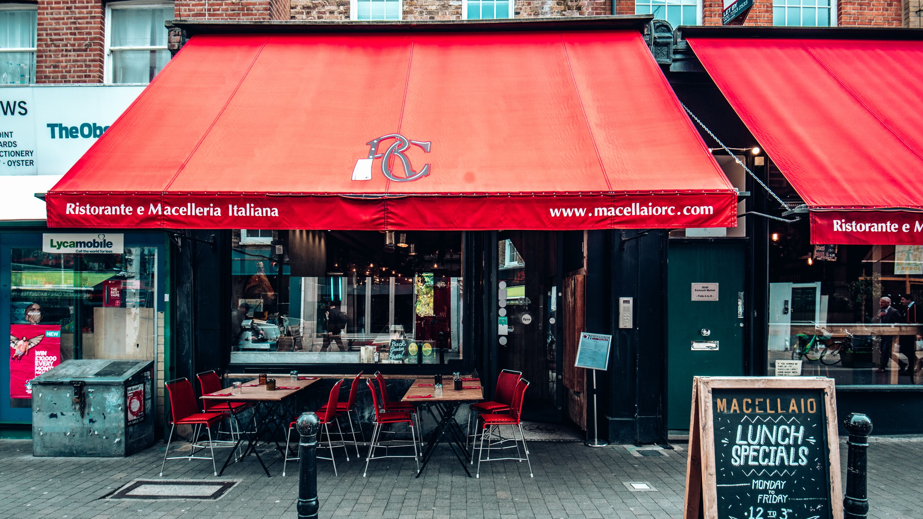 Macellaio RC Exmouth Market in London Bewertungen, Speisekarte und