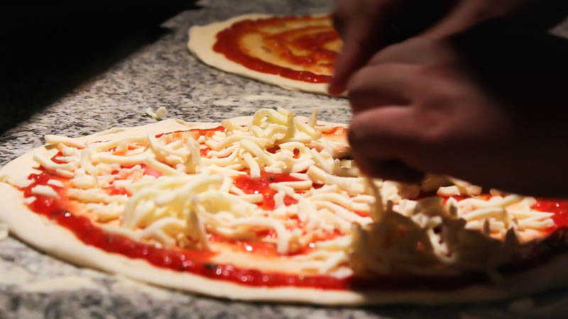 Pizza creation - Restaurant Taormina, Zaventem
