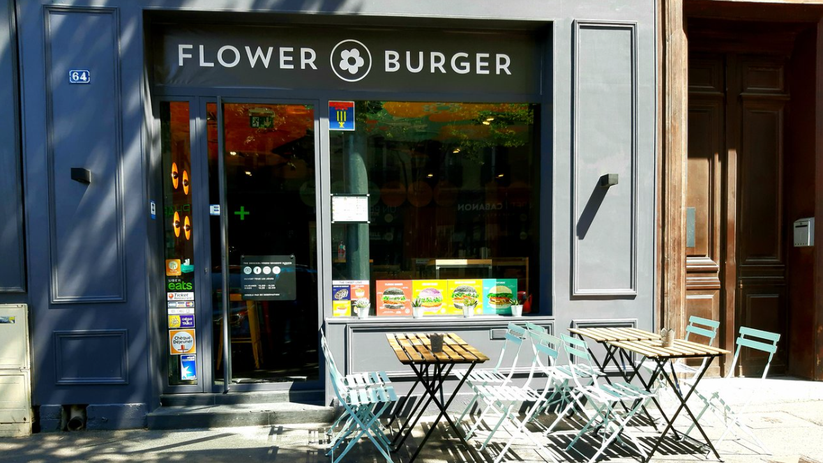 Flower Burger with Fries - Picture of Flower Burger, Bologna - Tripadvisor