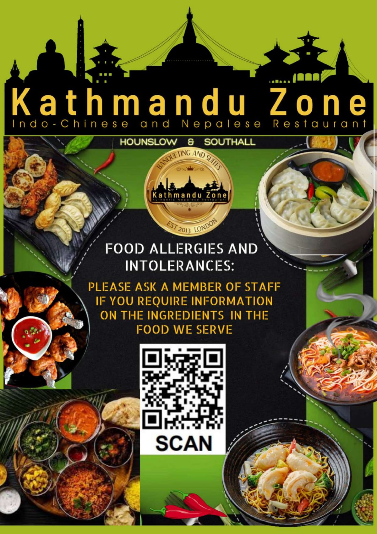 Carte et Menus 2024 Kathmandu Zone Restaurant & Banquet à Feltham TheFork