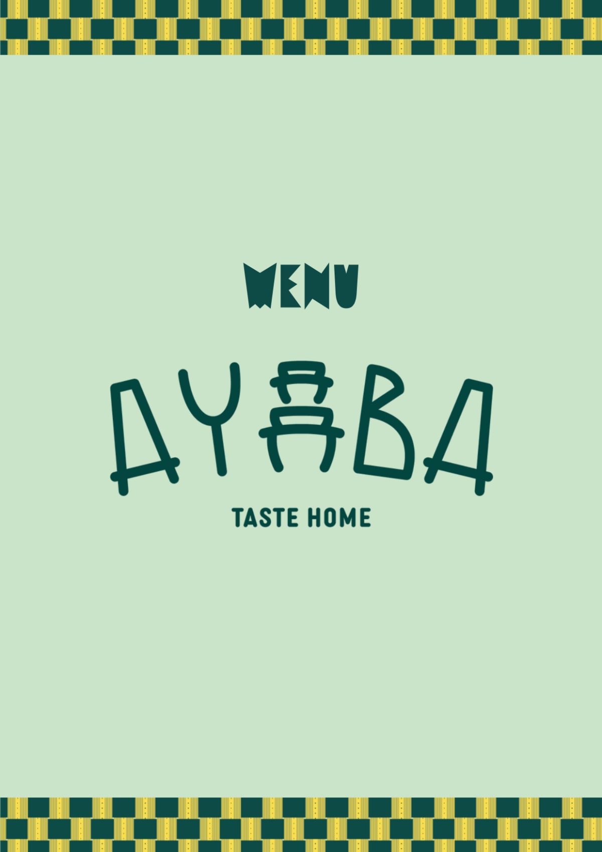 Ayaaba menu