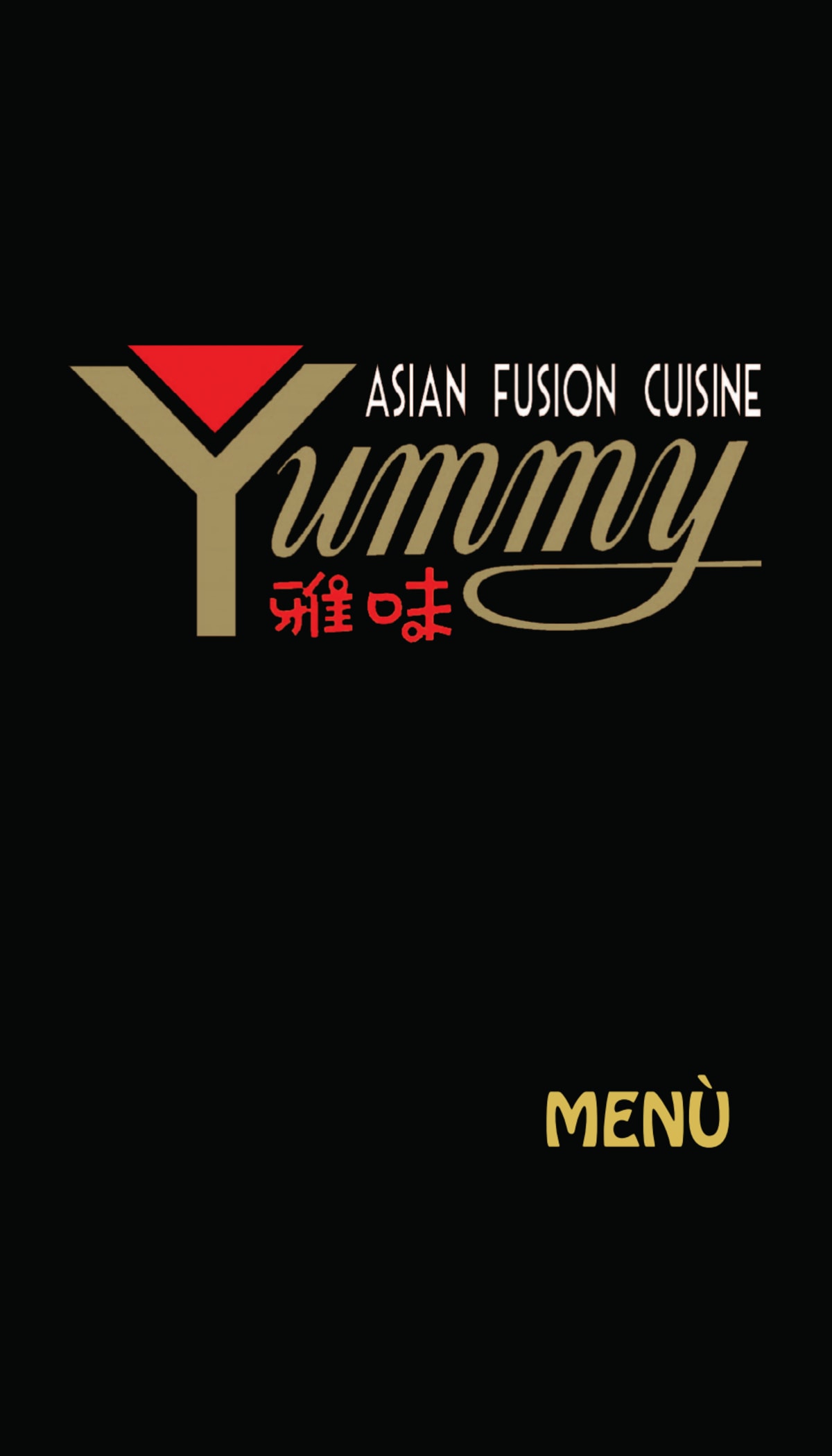 Yummy Asian Fusion Cuisine menu