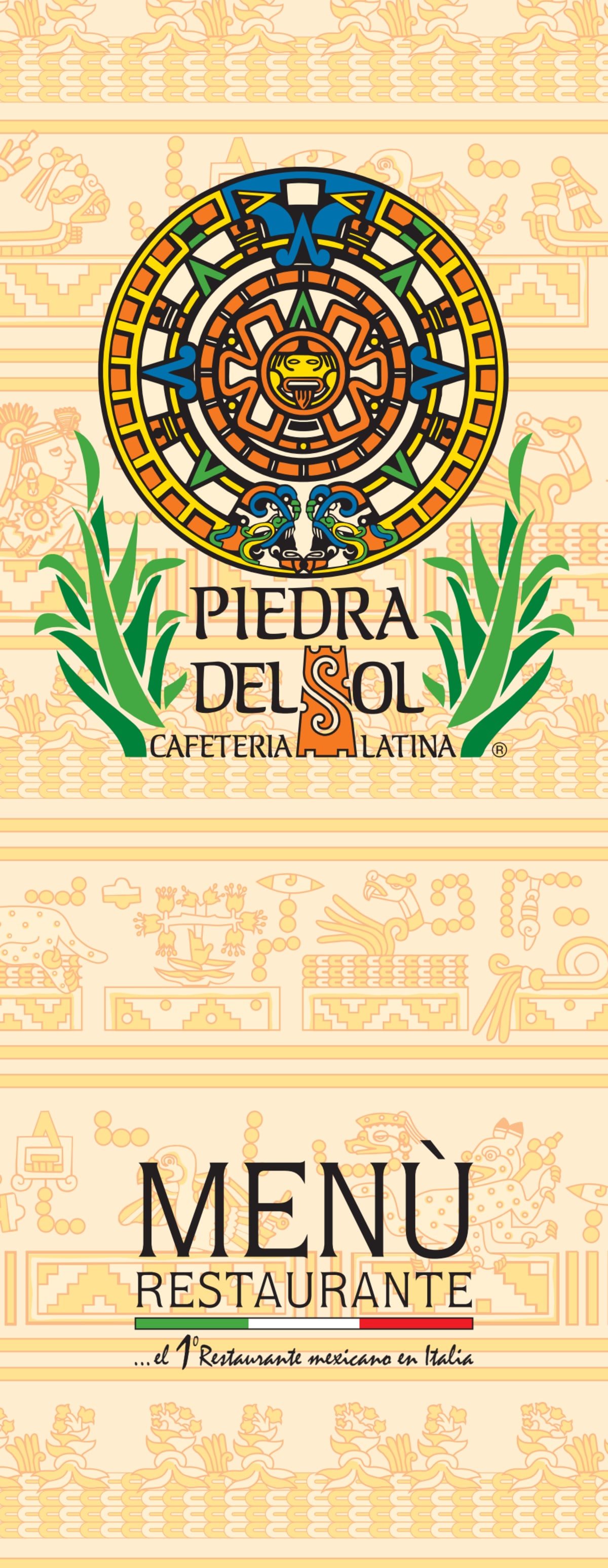 Piedra del Sol menu