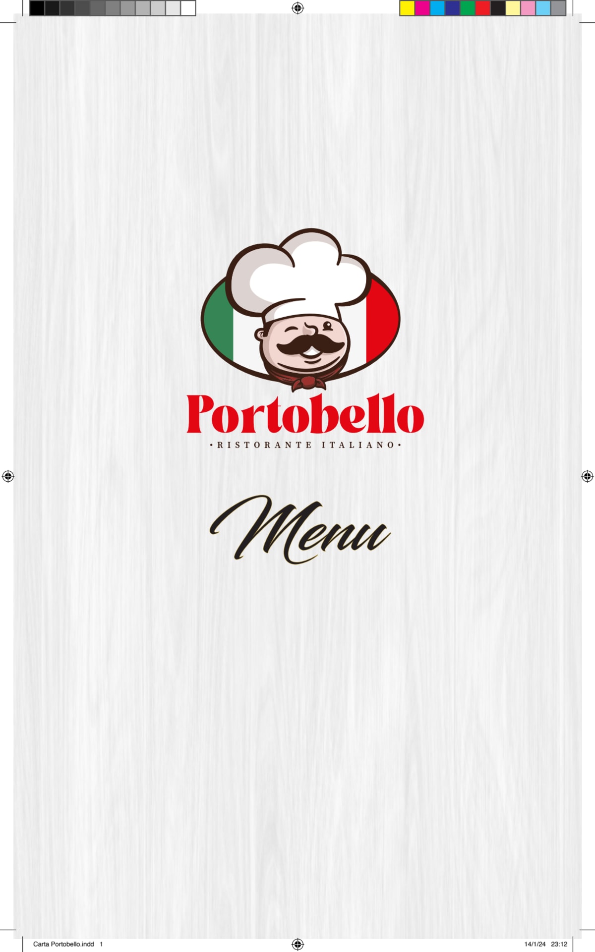 Portobello - Poblenou menu