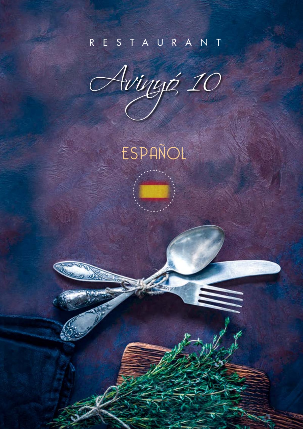 Avinyó 10 menu