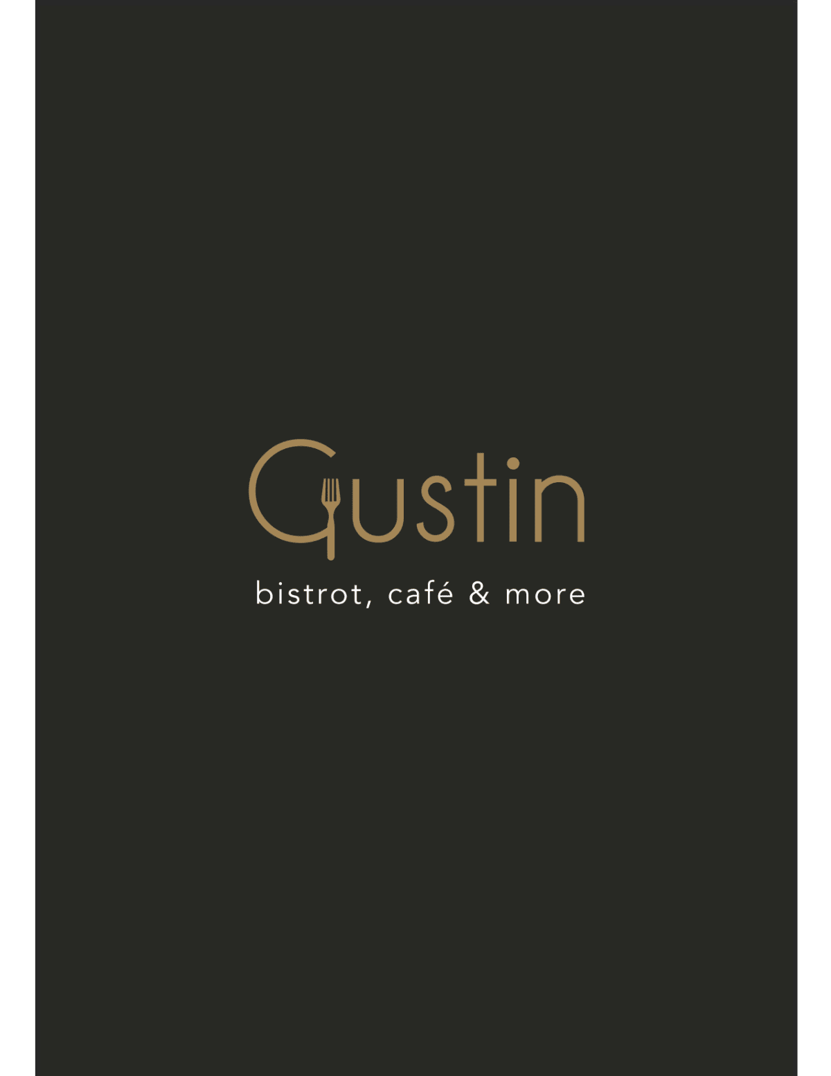 Gustin menu