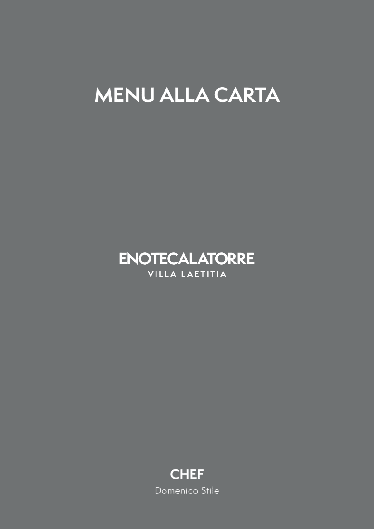 Enoteca La Torre menu