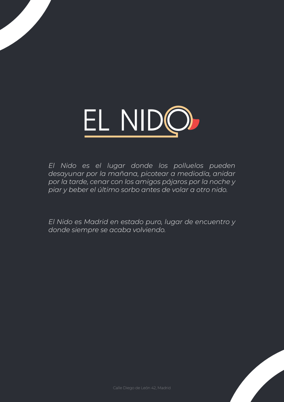 El Nido menu