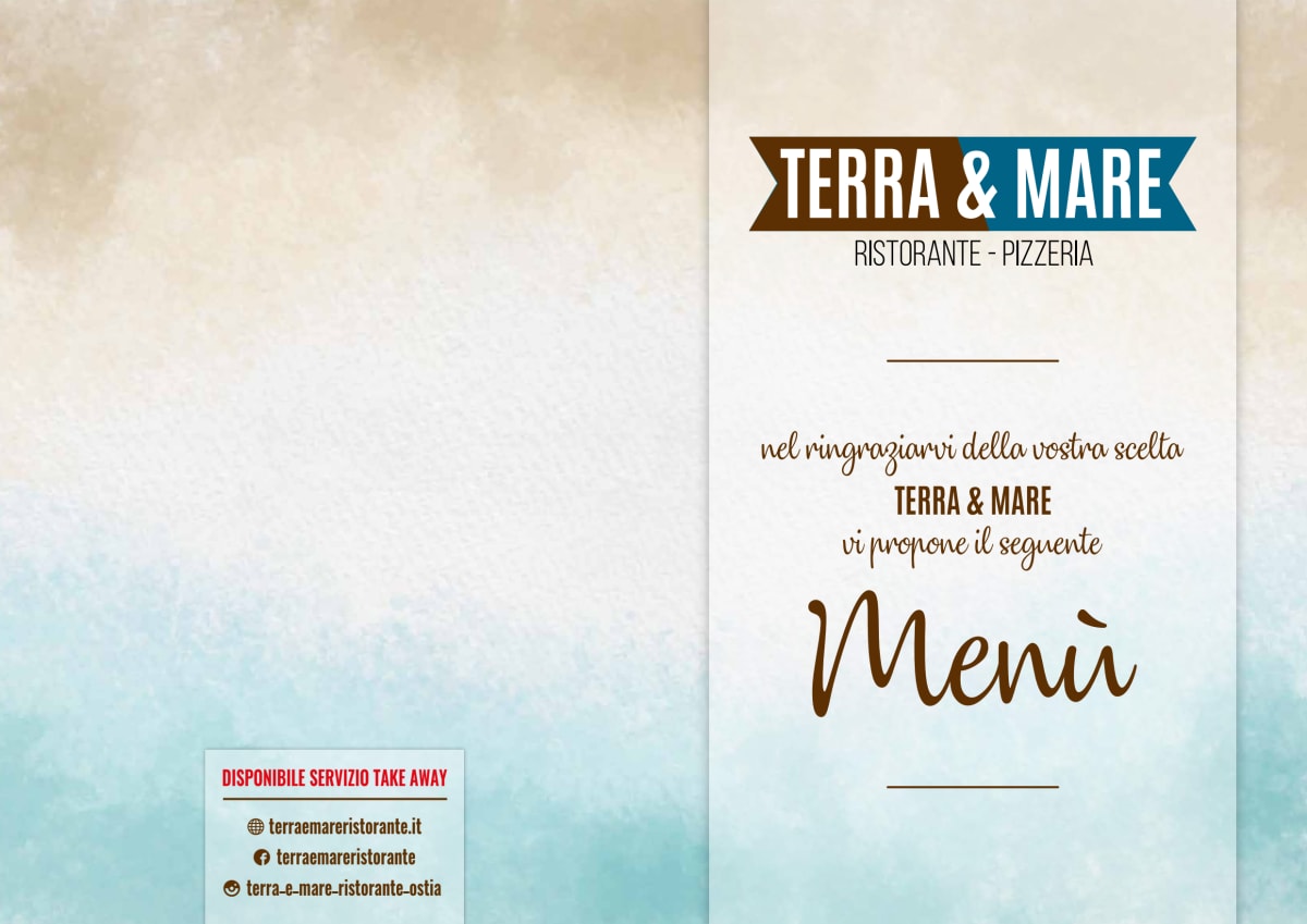 Terra e Mare Ristorante Pizzeria menu