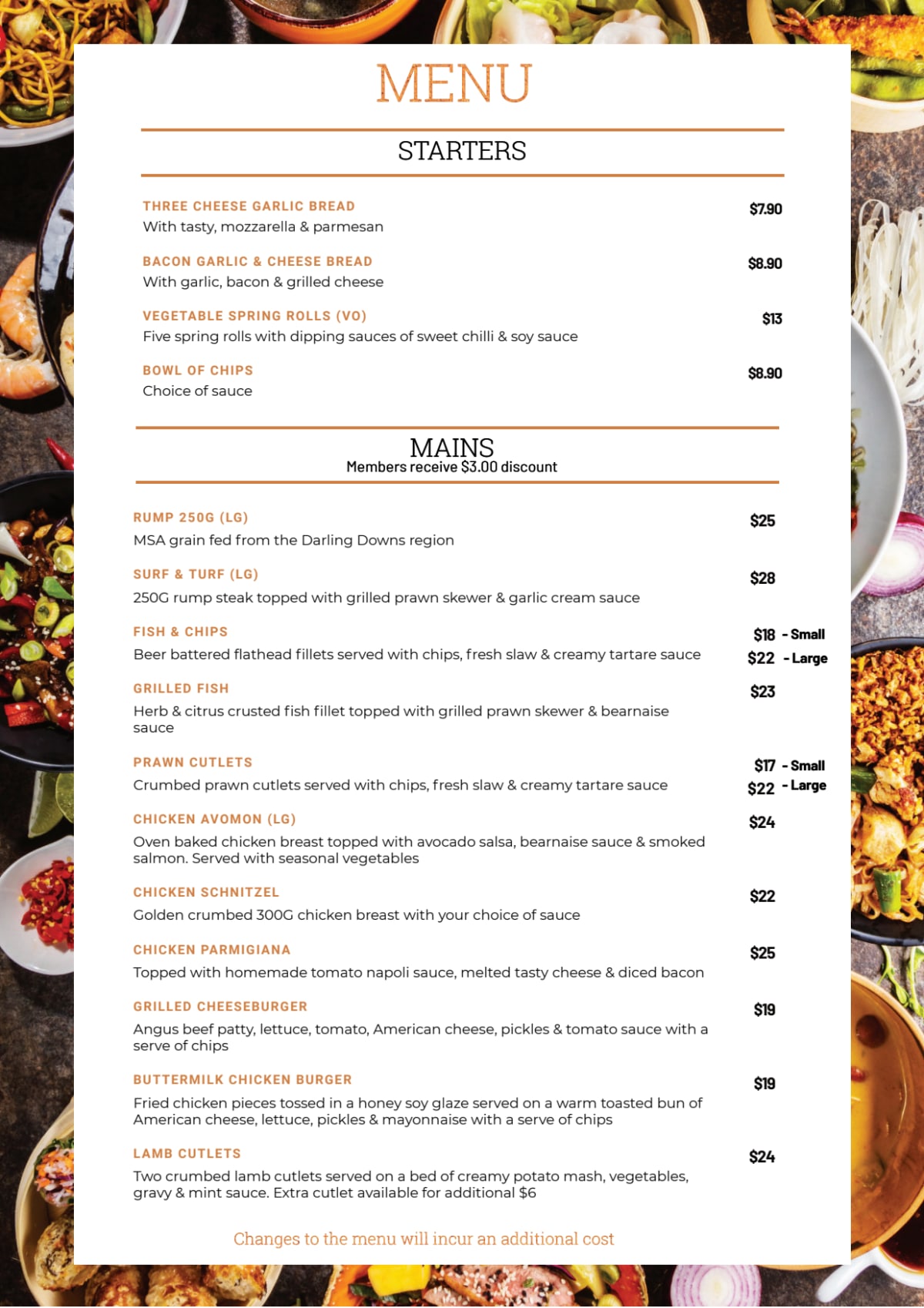 Carte et Menus 2023 South Tweed Sports Club à Tweed Heads South TheFork