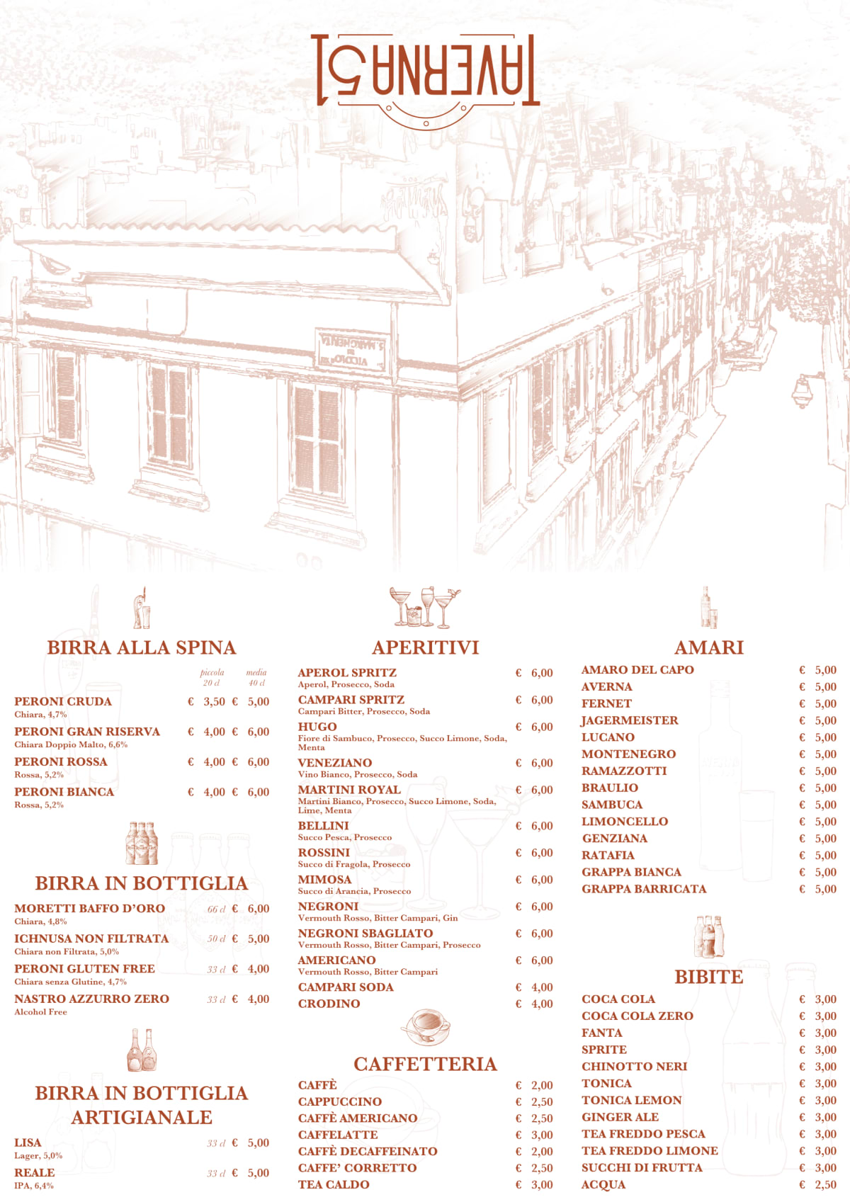 Taverna 51 menu