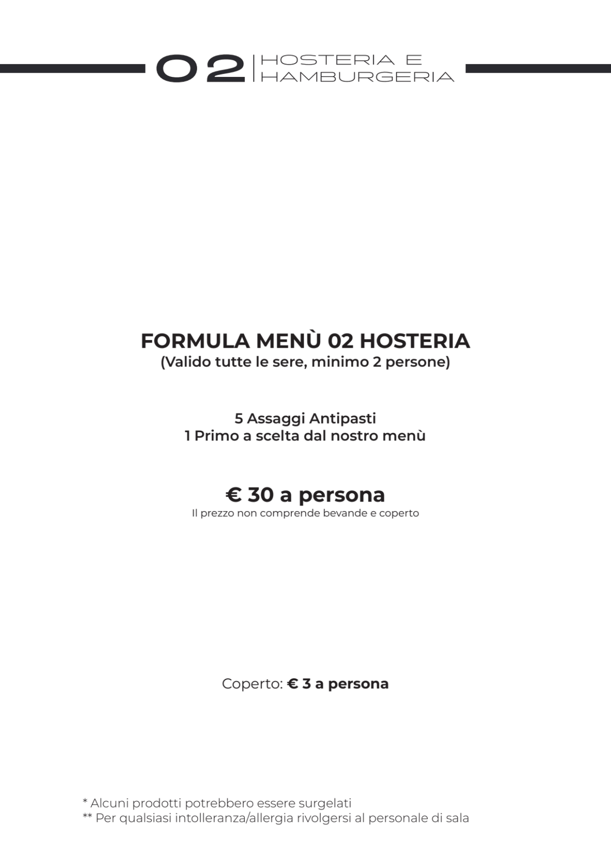 02 Hosteria menu