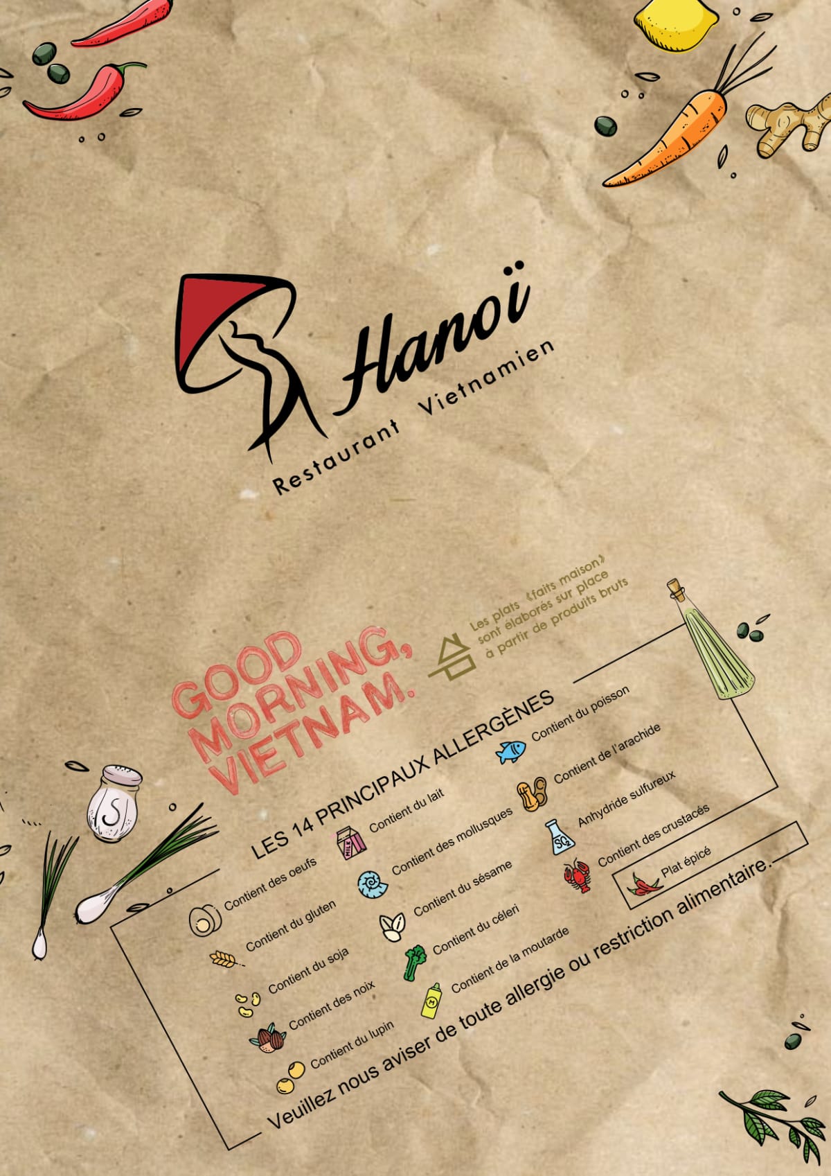 Hanoi menu