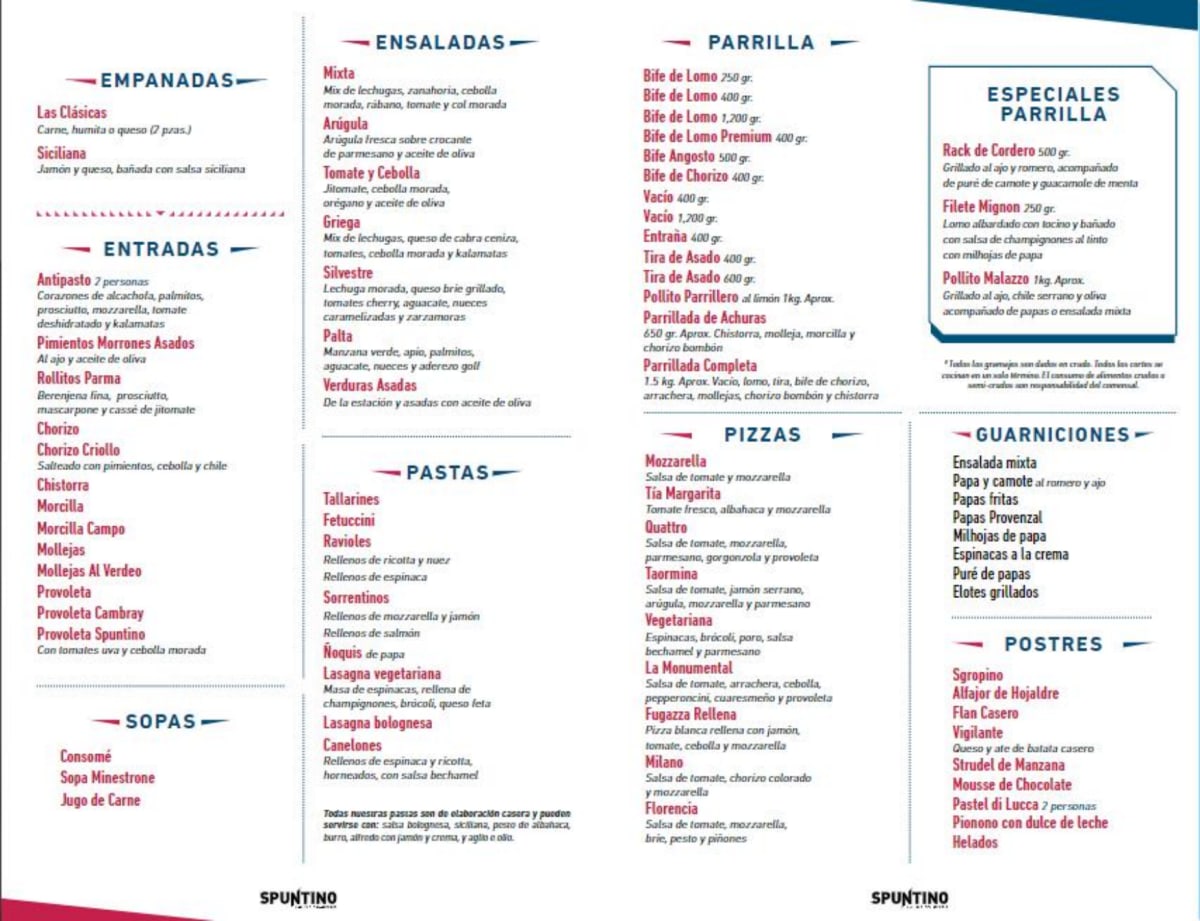 Carte et Menus 2024 Spuntino à Mexico TheFork