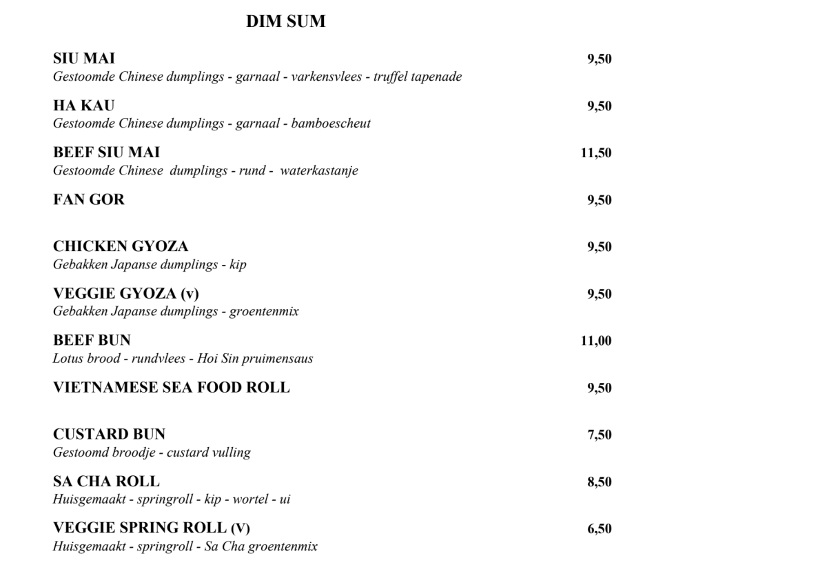 Menu 2024 Cha House Restaurant & Lounge in Ede TheFork