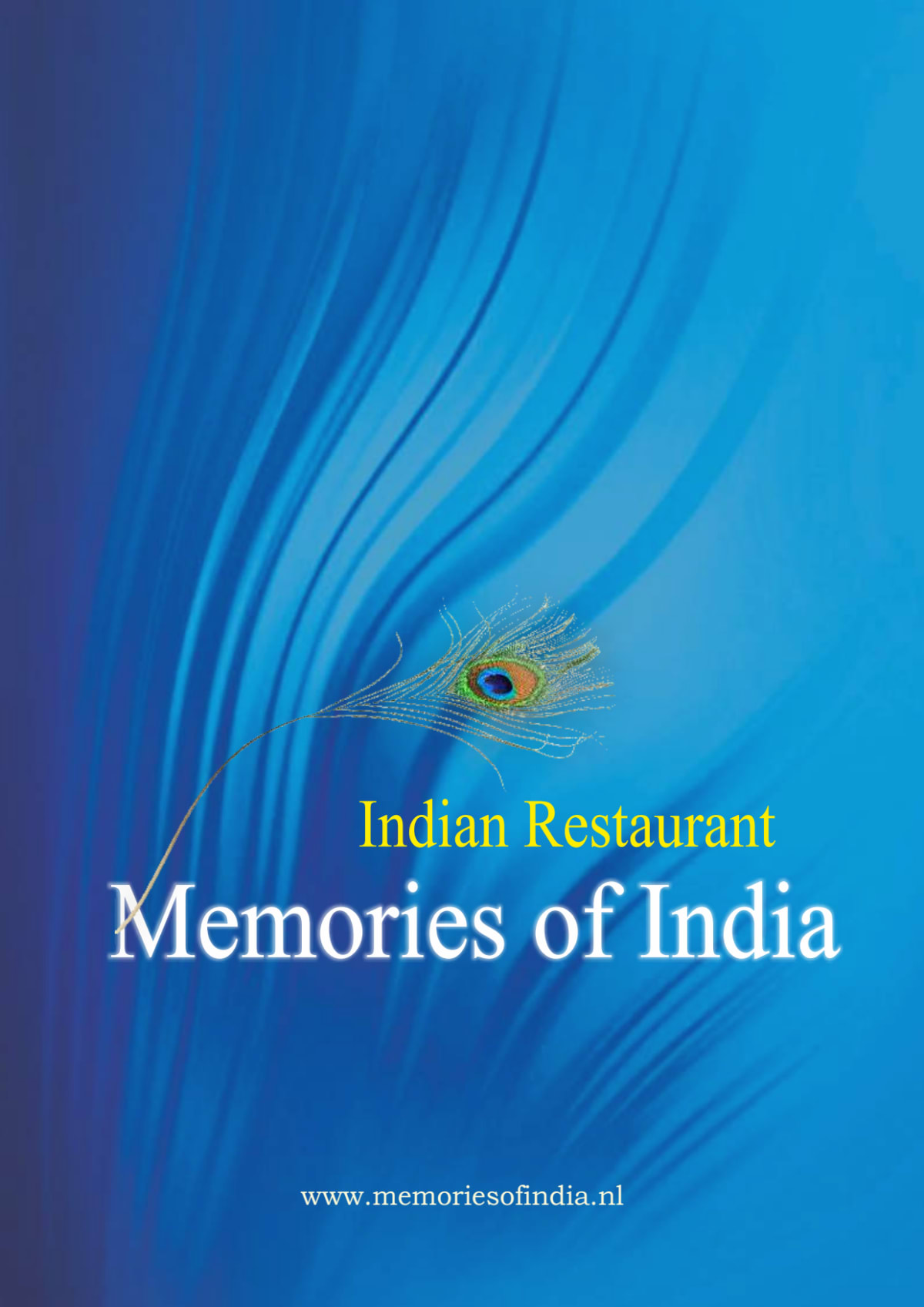 Memories of India menu