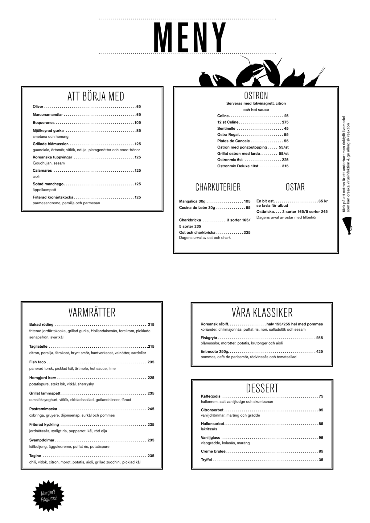 Urban Deli Nytorget menu