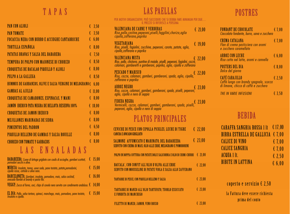 Ba-Ba Reeba menu