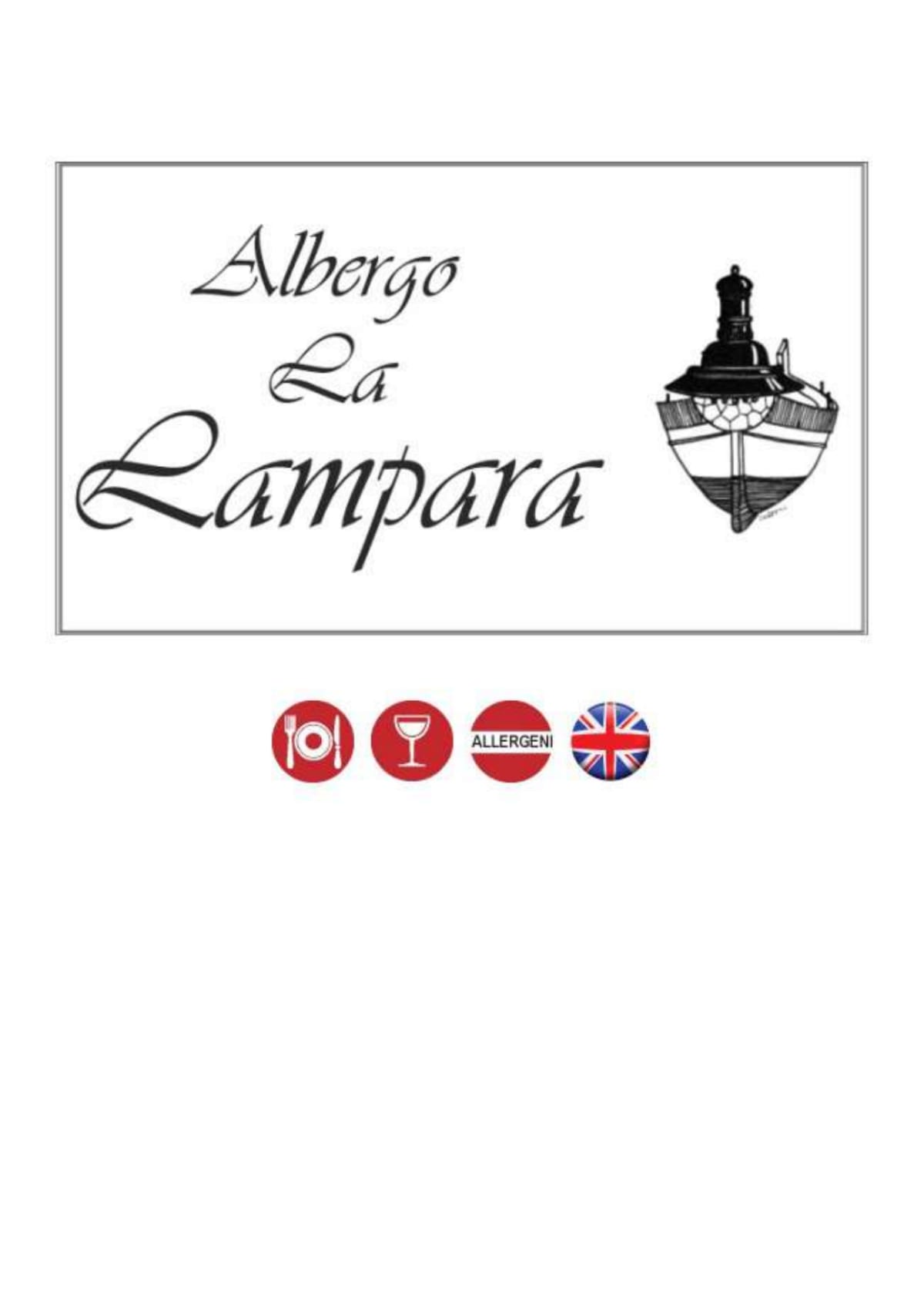 Speisekarte 2024 La Lampara in Deiva Marina TheFork